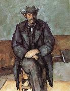 Paul Cezanne farmers sitting Germany oil painting artist